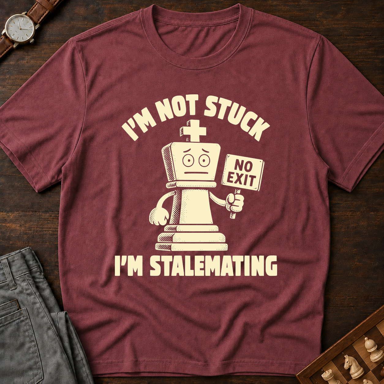 I'm Not Stuck I'm Stalemating T-Shirt