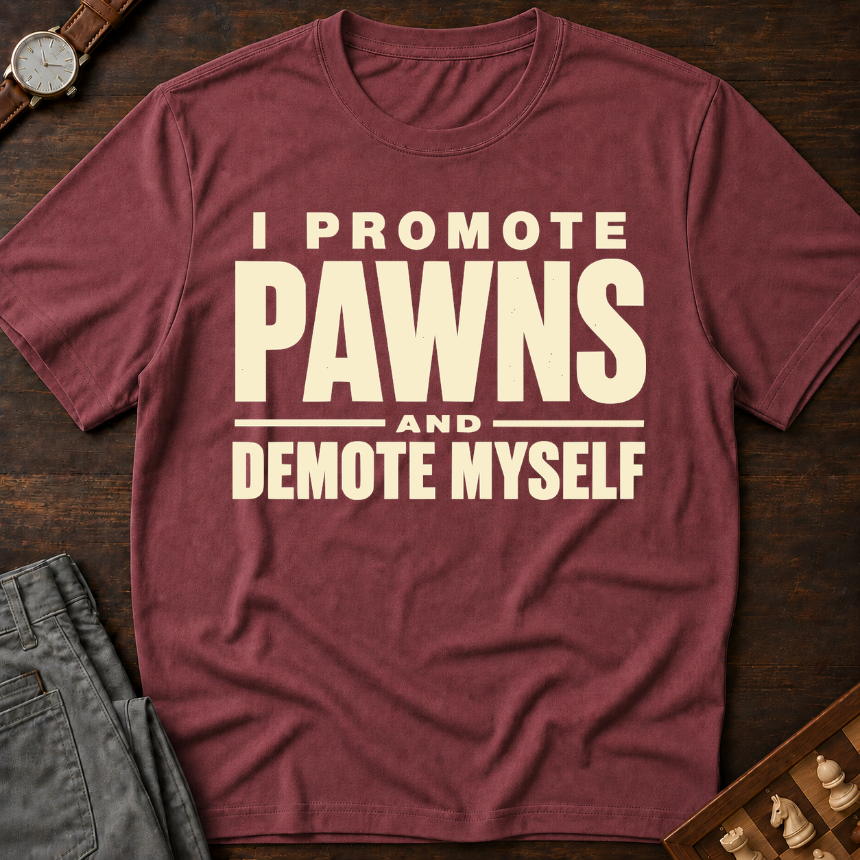 I Promote Pawns Demote Myself T-Shirt