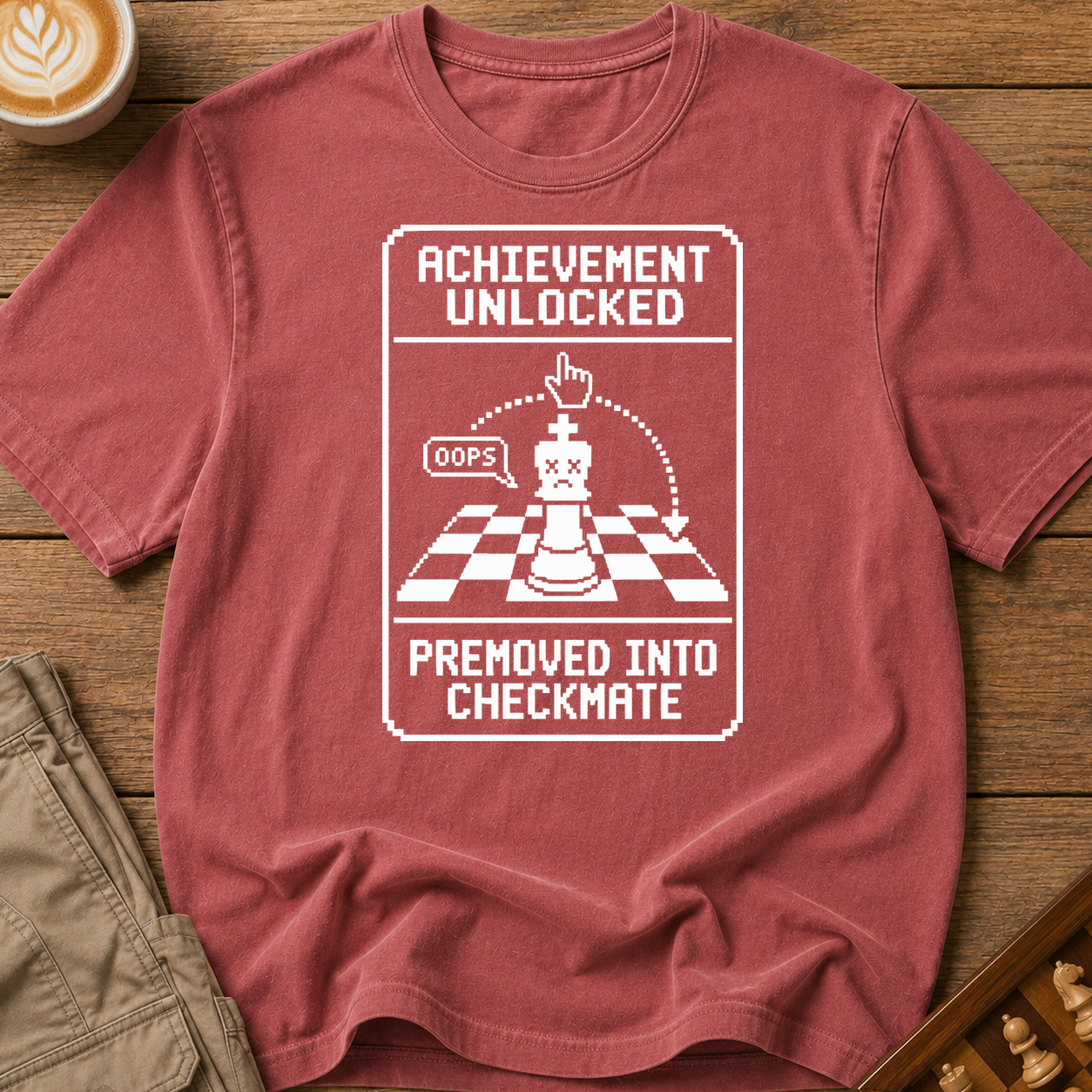 Achievement Unlocked Promoted Into Checkmate T-Shirt