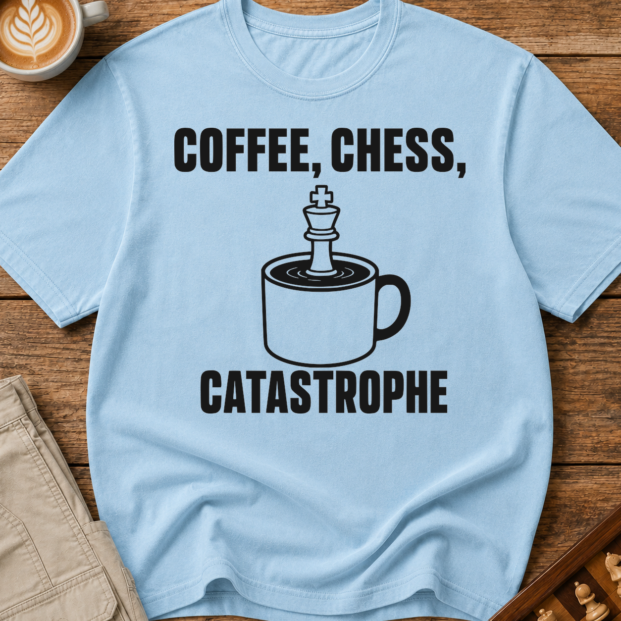 Coffee Chess Catastrophe T-Shirt