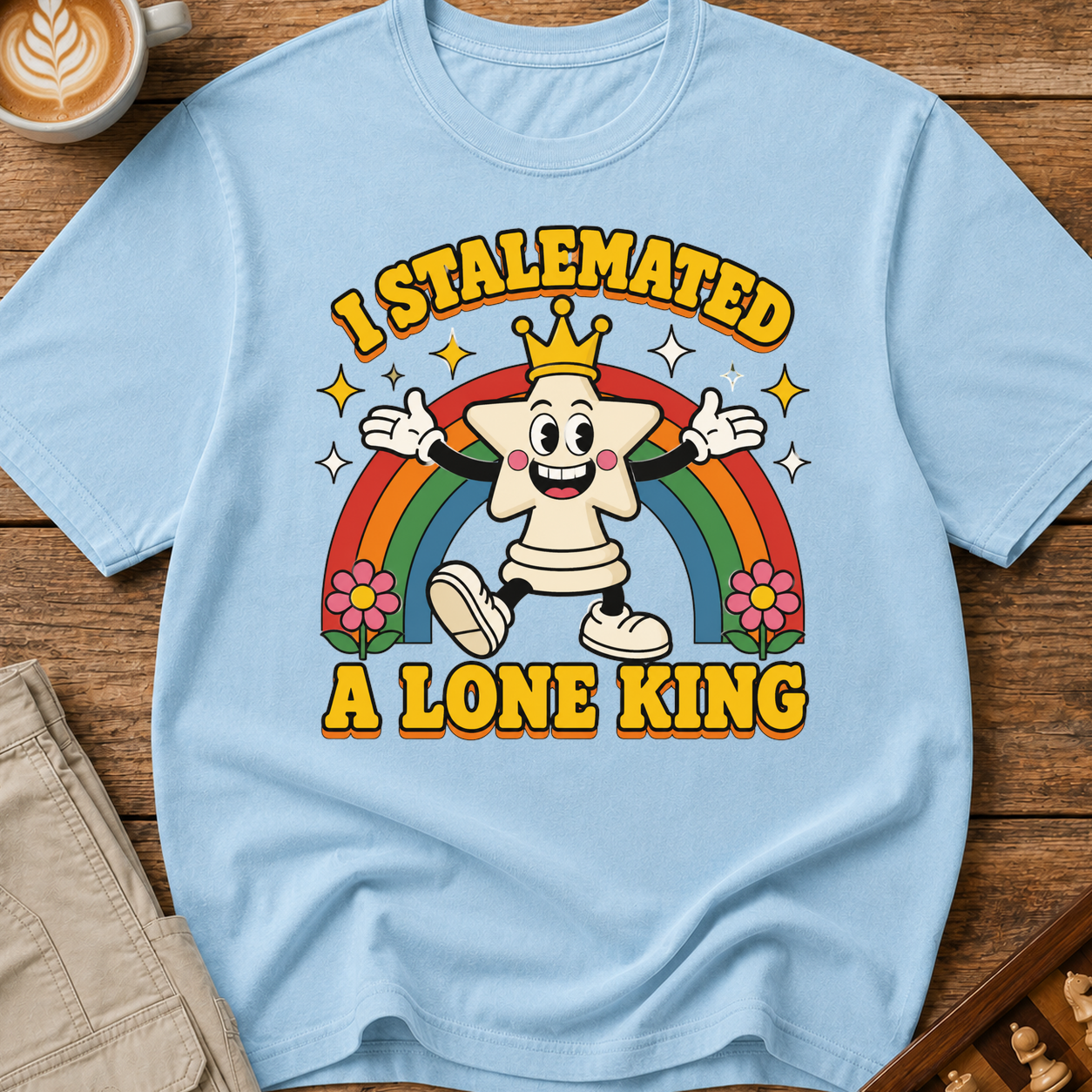 Stalemated a Lone King T-Shirt