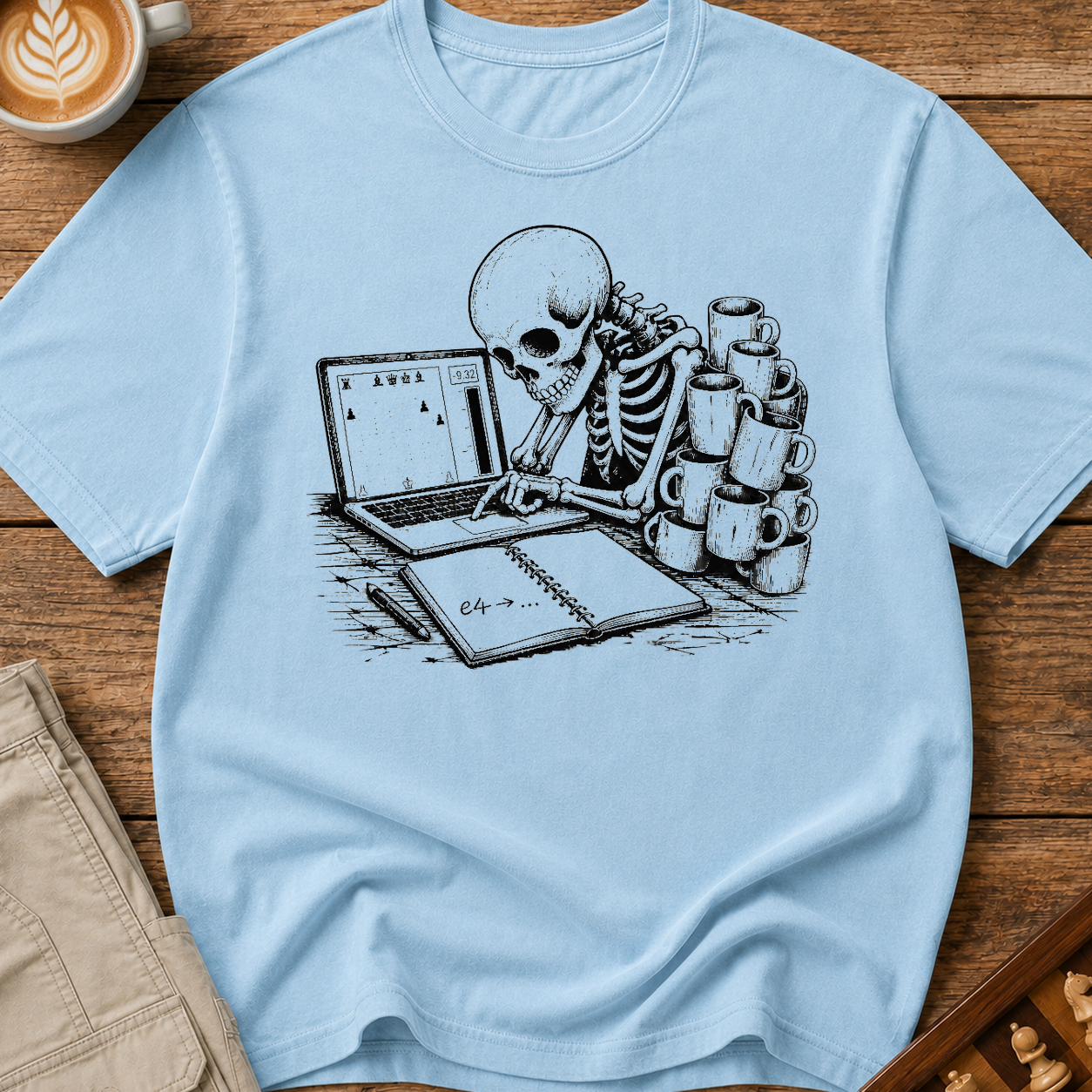 Caffeine And Checkmate T-Shirt