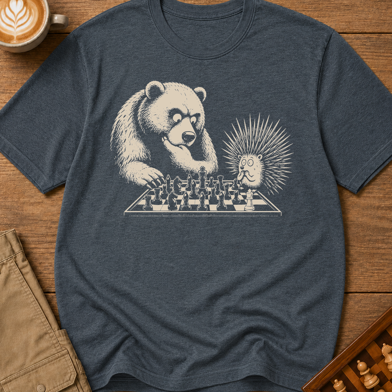 Bear At The Board T-Shirt