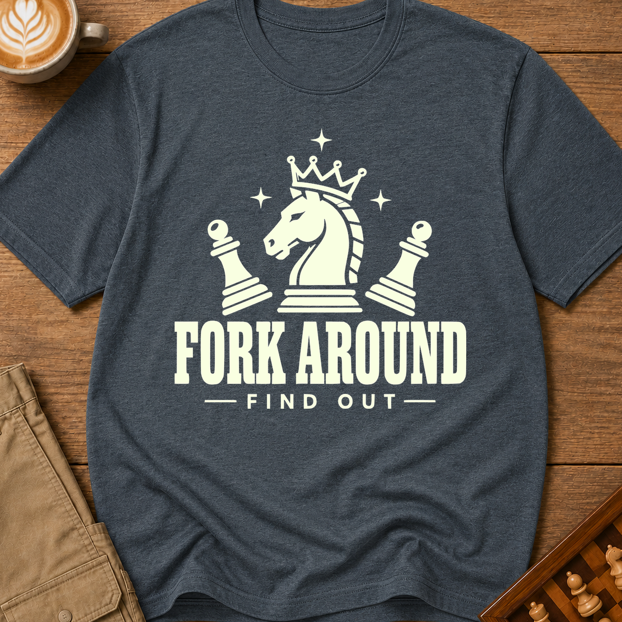 Fork Around Knight T-Shirt