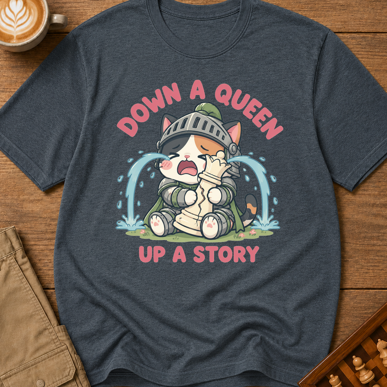 Down a Queen Up a Story T-Shirt