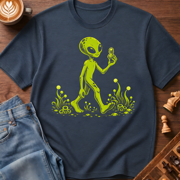 Alien Chess Player T-Shirt