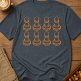 Pawns Orange Minimal T-Shirt