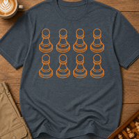 Pawns Orange Minimal T-Shirt
