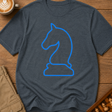 Knight Blue Outline T-Shirt