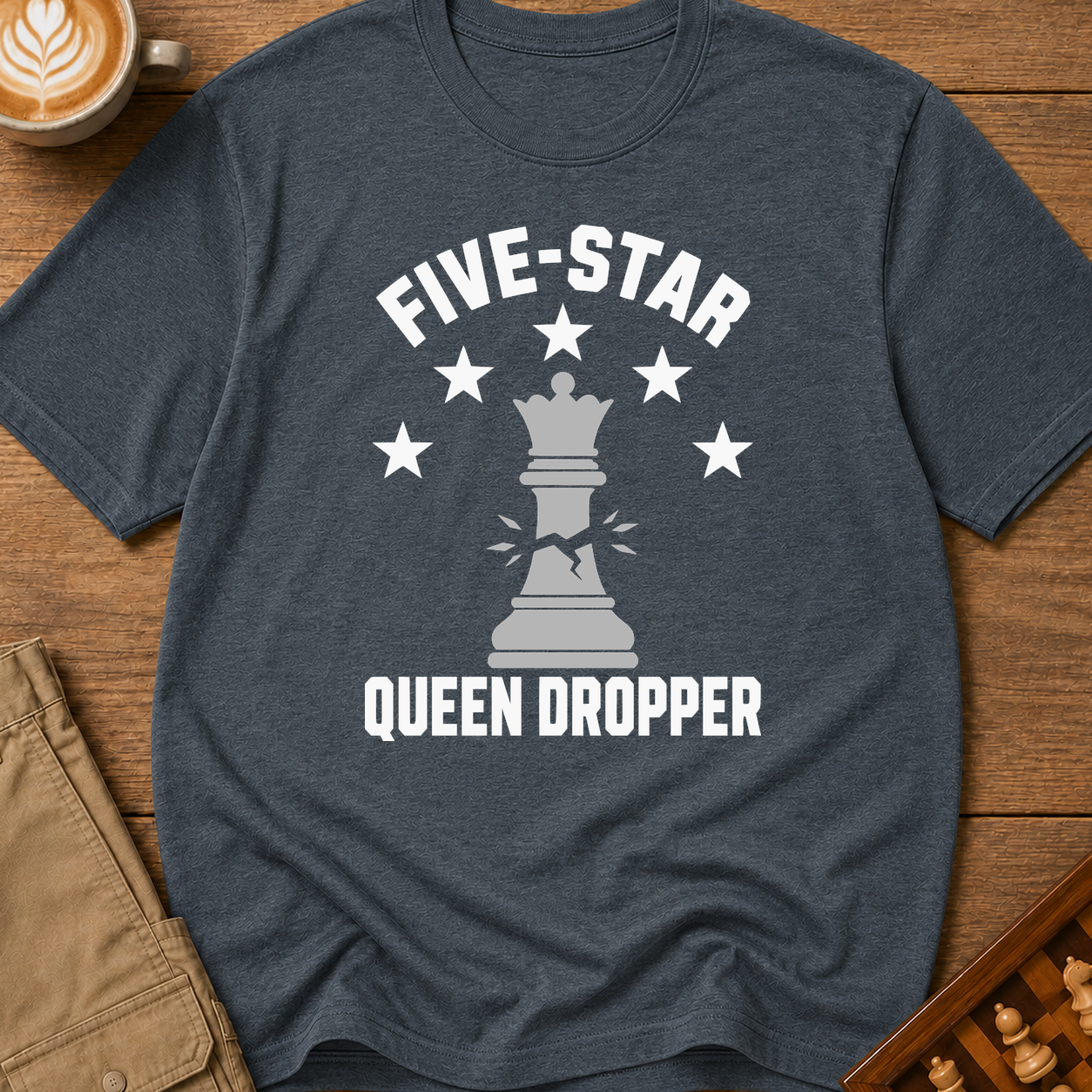 Five-Star Queen Dropper T-Shirt