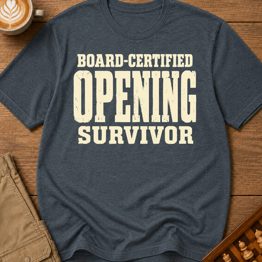Board-Certified Opening Survivor T-Shirt