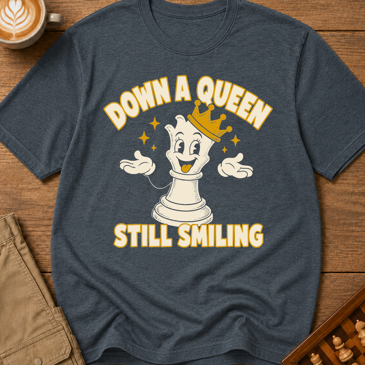 Down A Queen Still Smiling T-Shirt