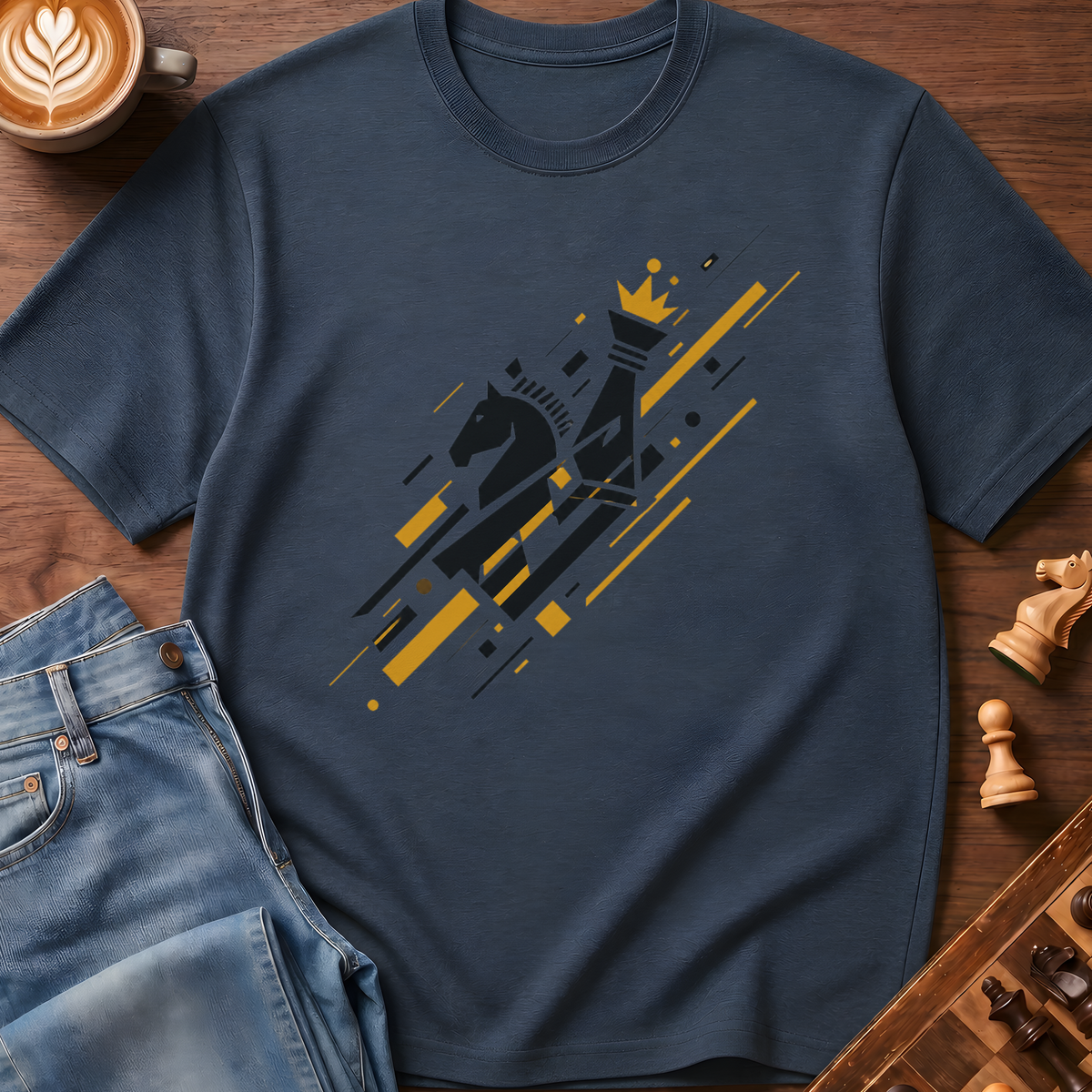 Suprematist Diagonal Attack T-Shirt