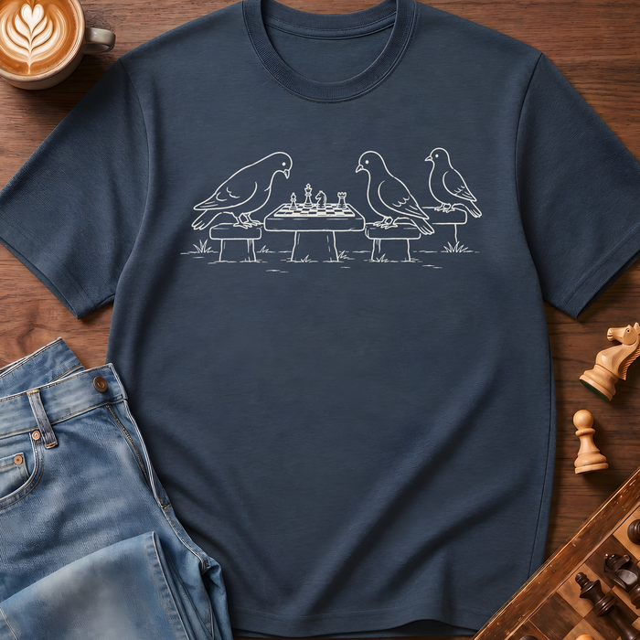 Pigeon Chess Club T-Shirt