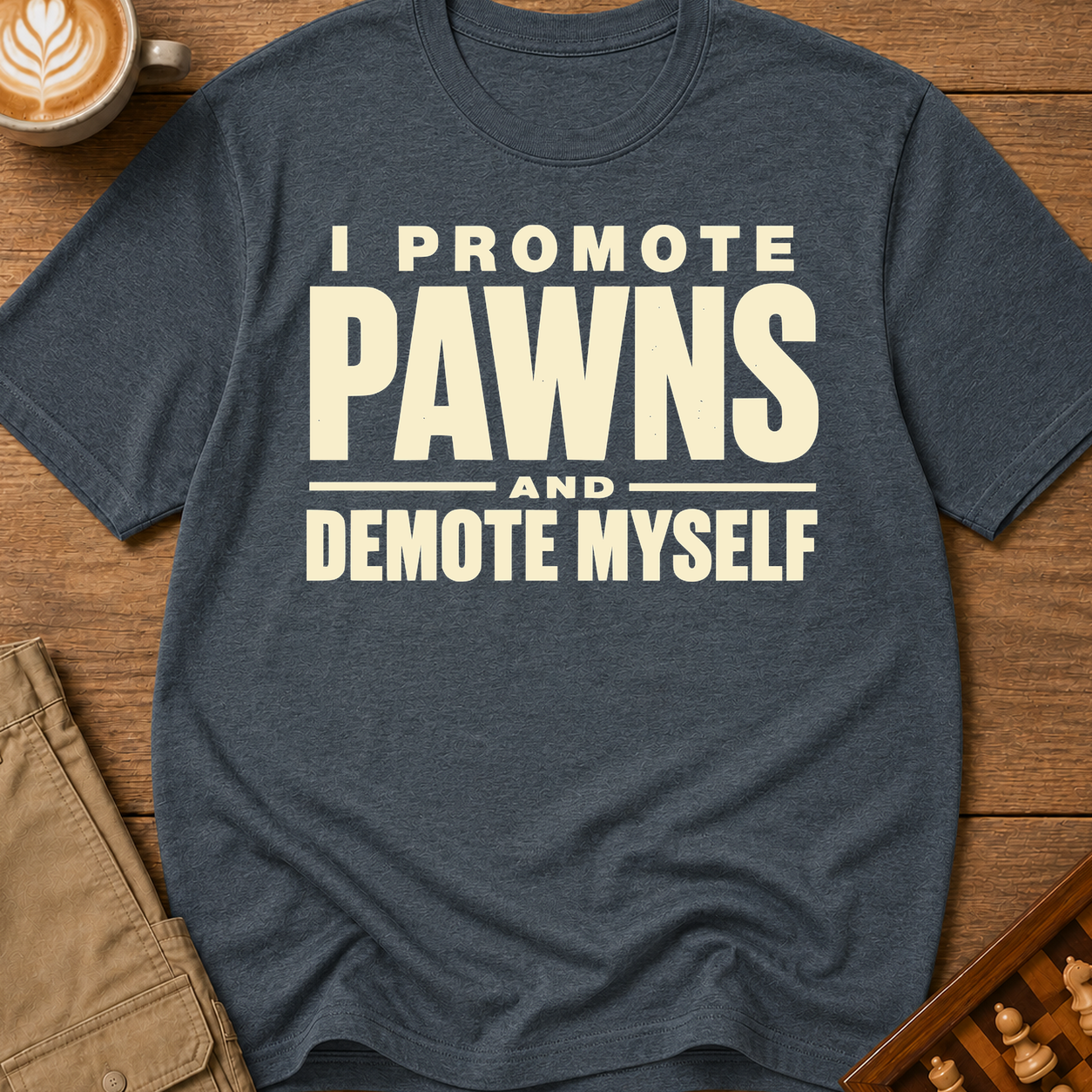 I Promote Pawns Demote Myself T-Shirt
