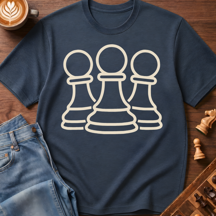 Pawn Trio Outline T-Shirt