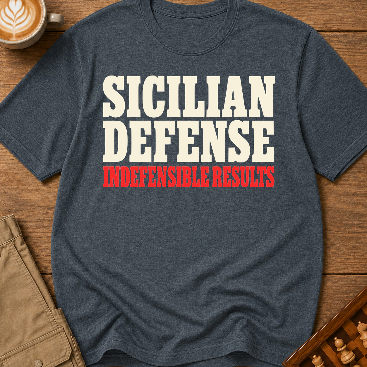 Sicilian Defense Indefensible Results T-Shirt