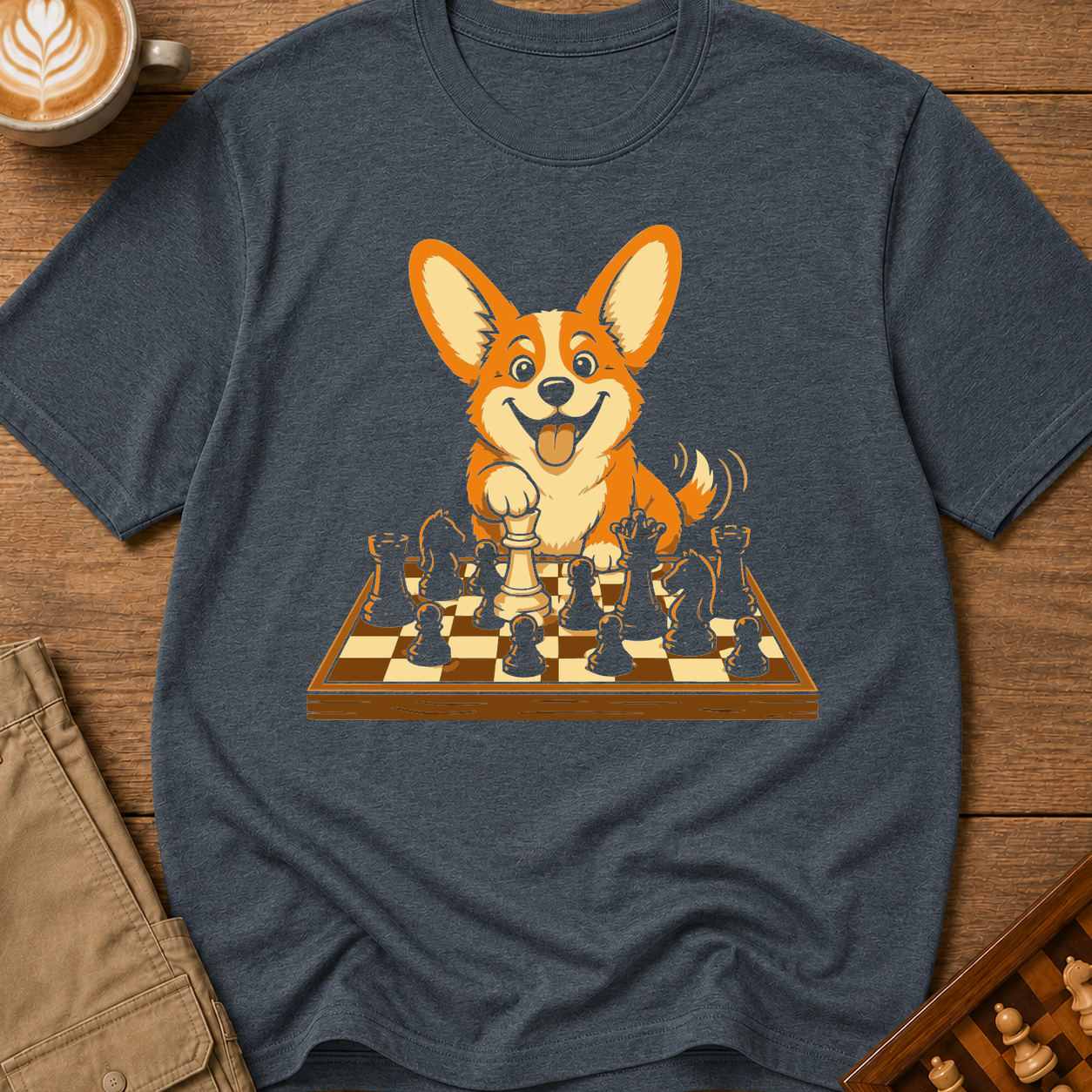 Caped Crusader Corgi T-Shirt