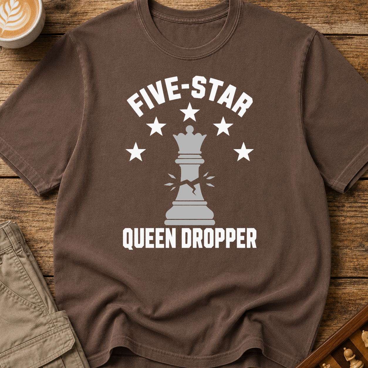 Five-Star Queen Dropper T-Shirt