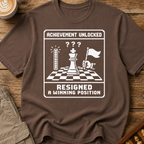 Achievement Unlocked Resigned A Winning Position T-Shirt