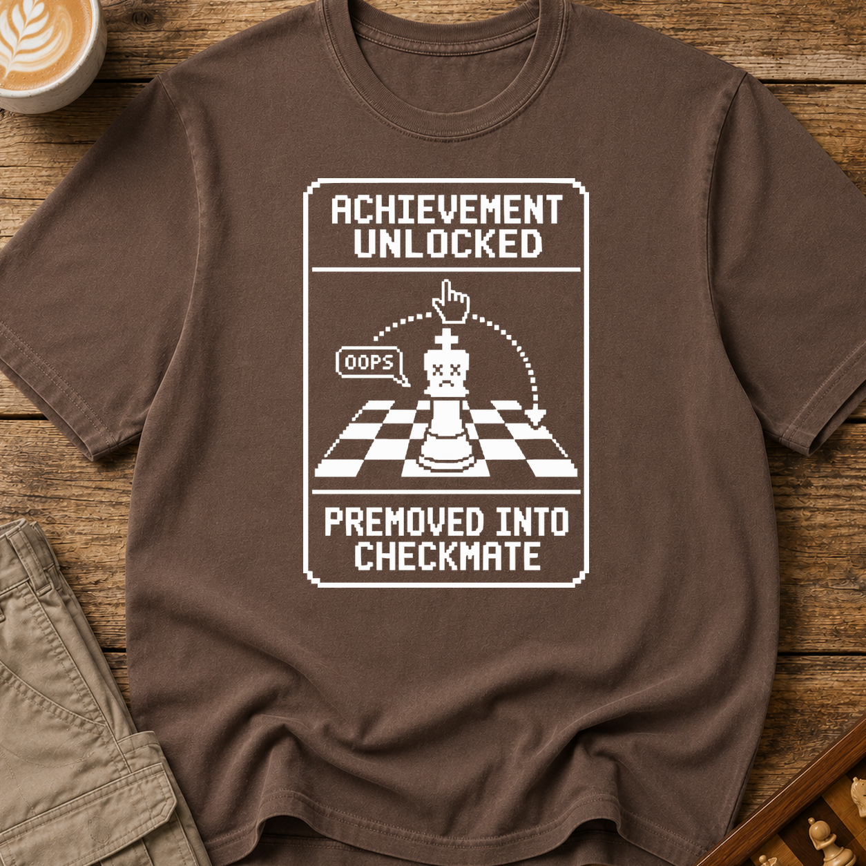 Achievement Unlocked Promoted Into Checkmate T-Shirt