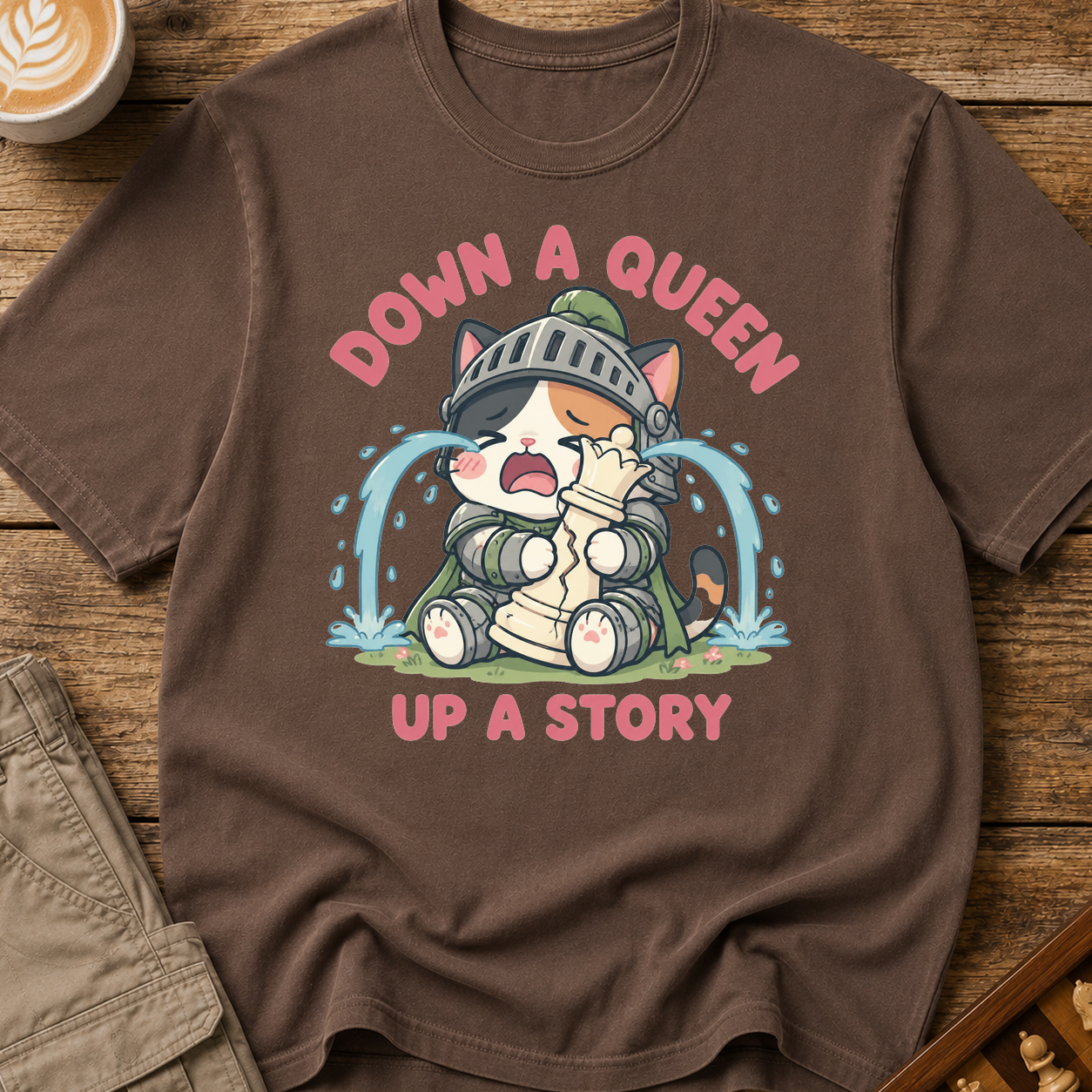 Down a Queen Up a Story T-Shirt