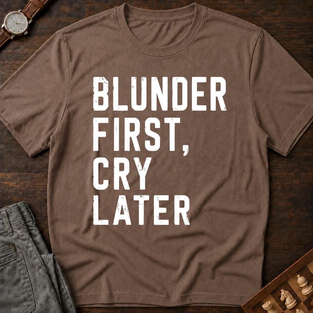 Blunder First Cry Later T-Shirt