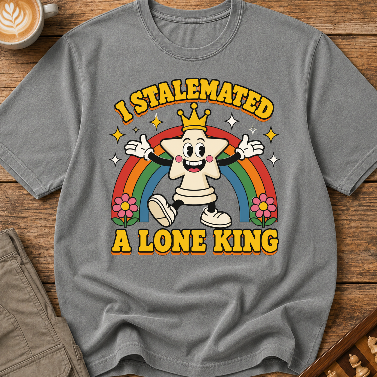 Stalemated a Lone King T-Shirt
