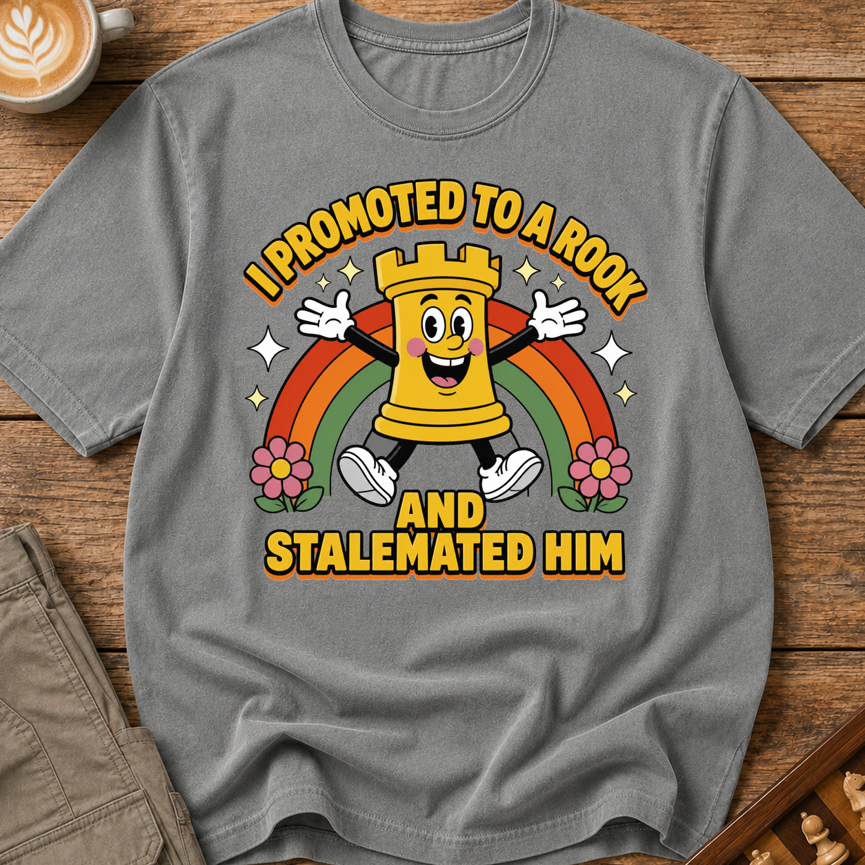 Promoted to a Rook and Stalemated Him T-Shirt
