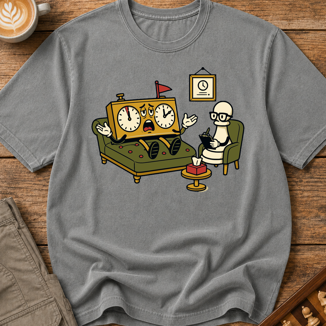 Time Trouble Therapy T-Shirt