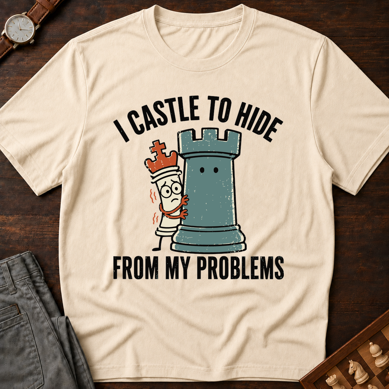 I Castle To Hide From Problems T-Shirt