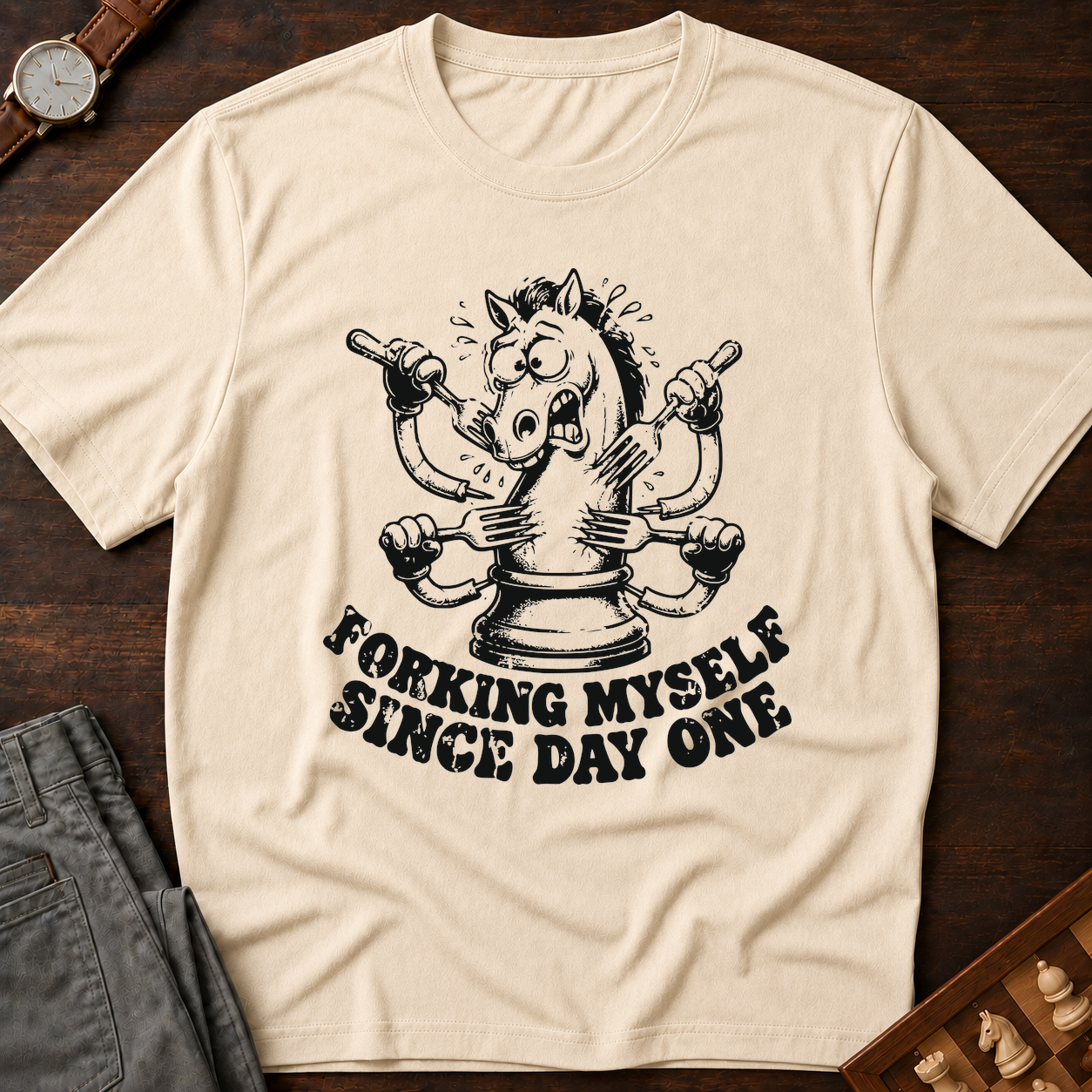 Forking Myself Since Day One T-Shirt