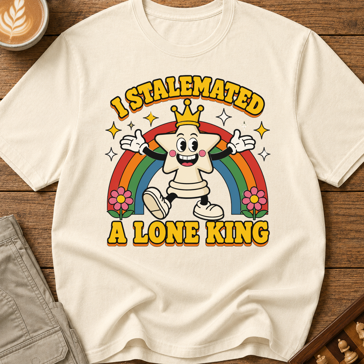 Stalemated a Lone King T-Shirt