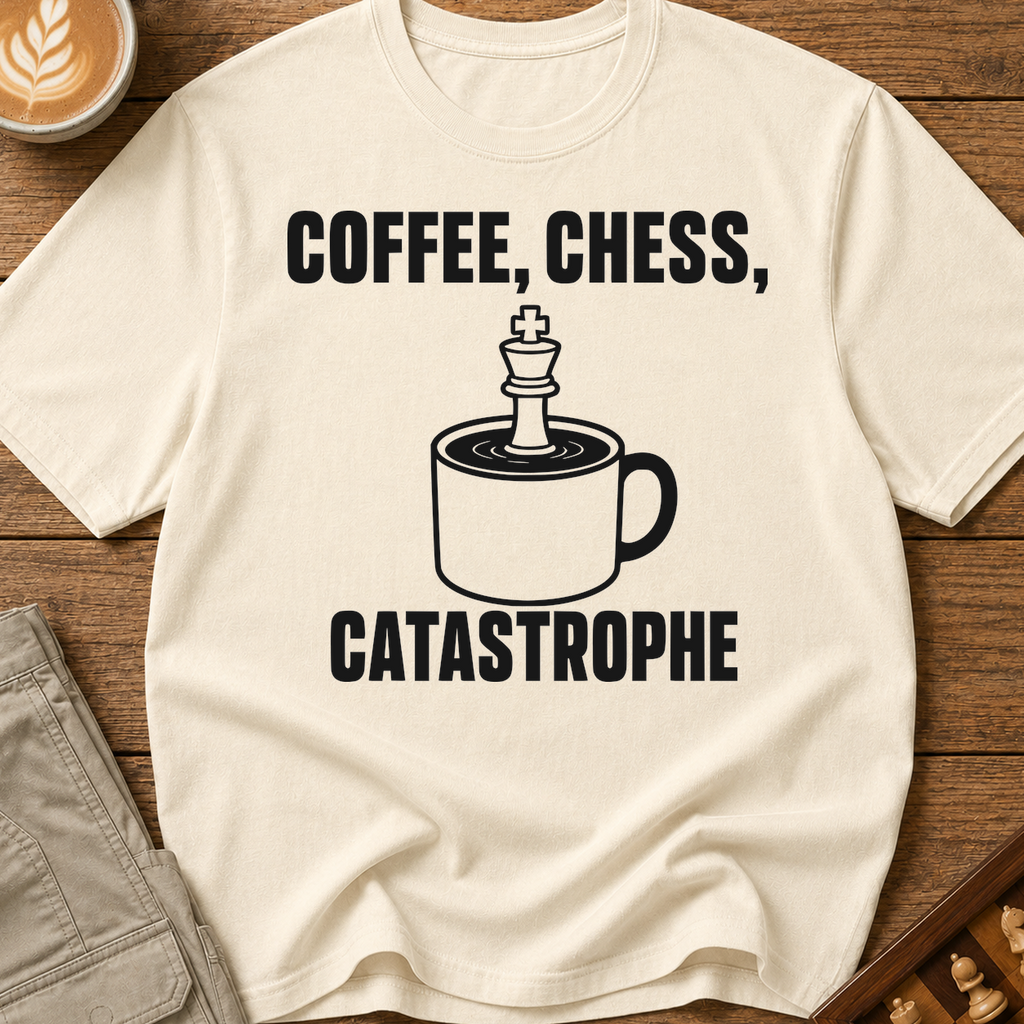Coffee Chess Catastrophe T-Shirt
