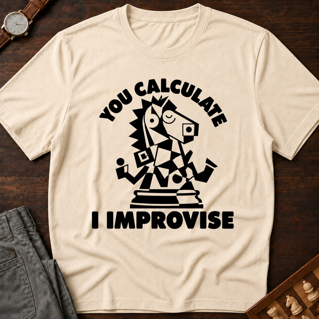 You Calculate I Improvise T-Shirt