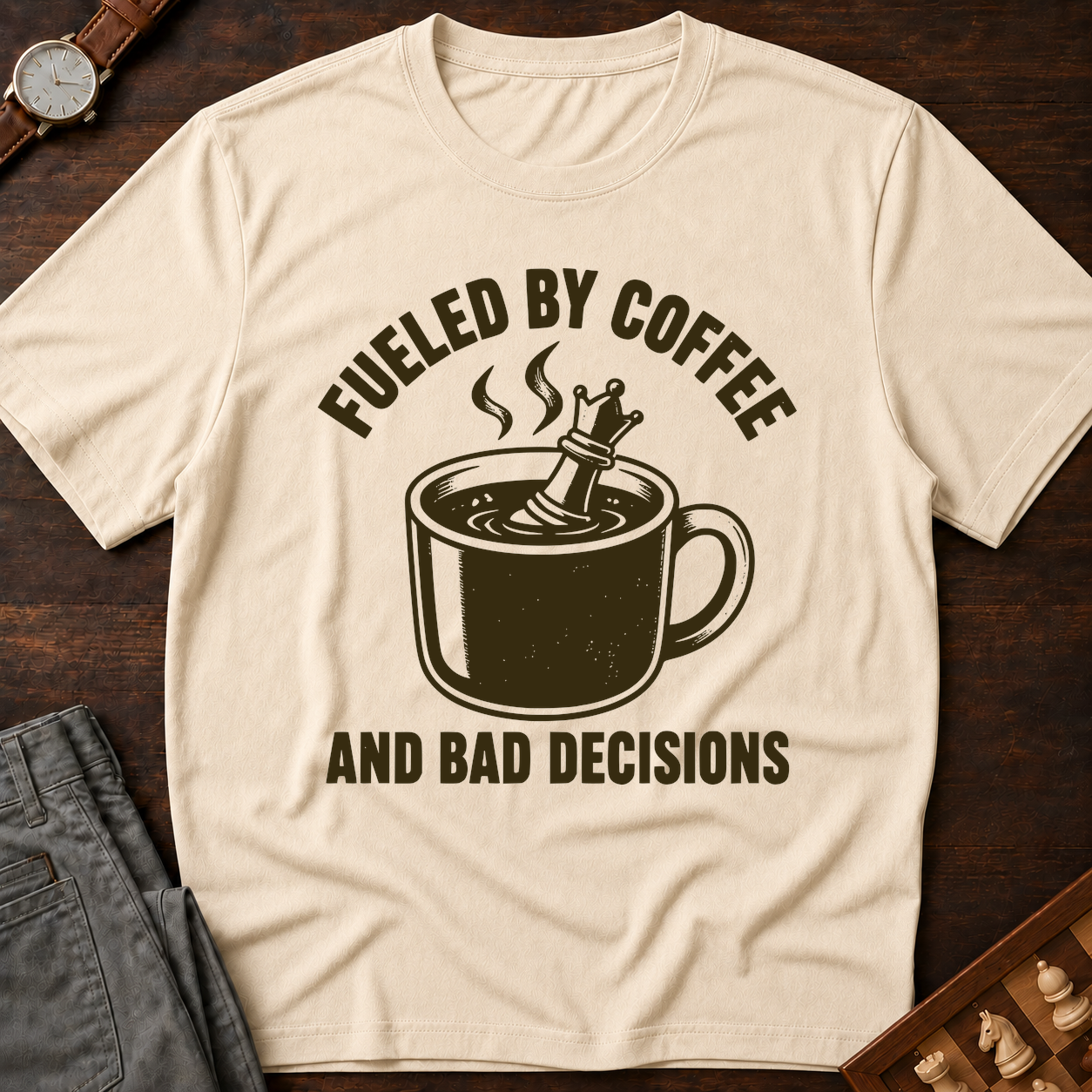 Fueled By Coffee And Bad Decisions T-Shirt