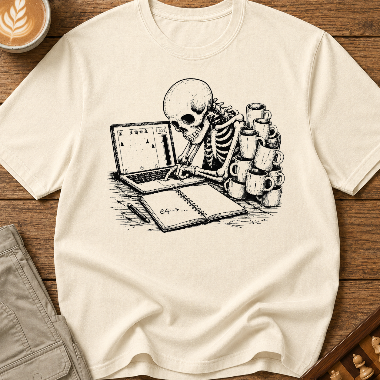 Caffeine And Checkmate T-Shirt