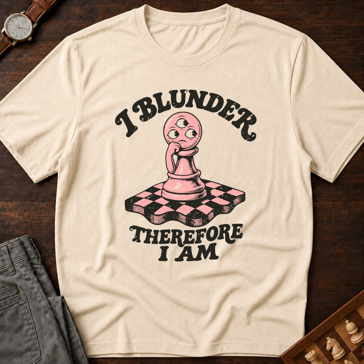 I Blunder Therefore I Am T-Shirt