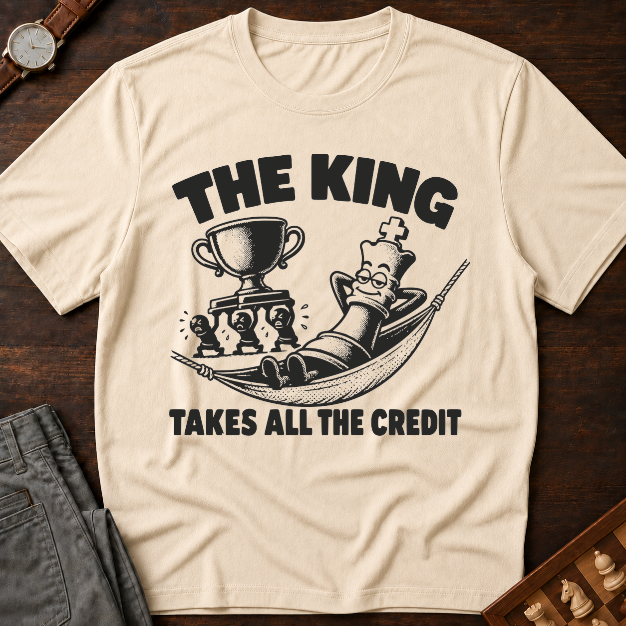 The King Takes All The Credit T-Shirt