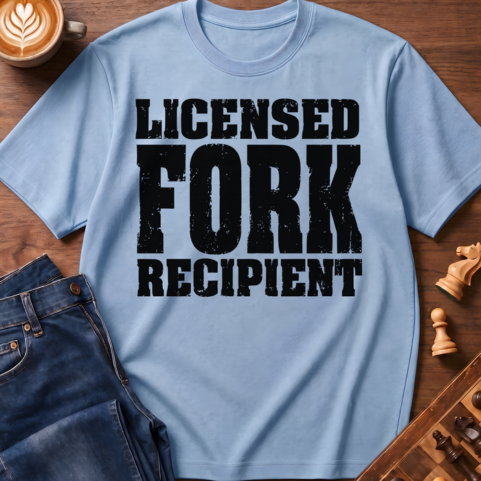 Licensed Fork Recipient T-Shirt