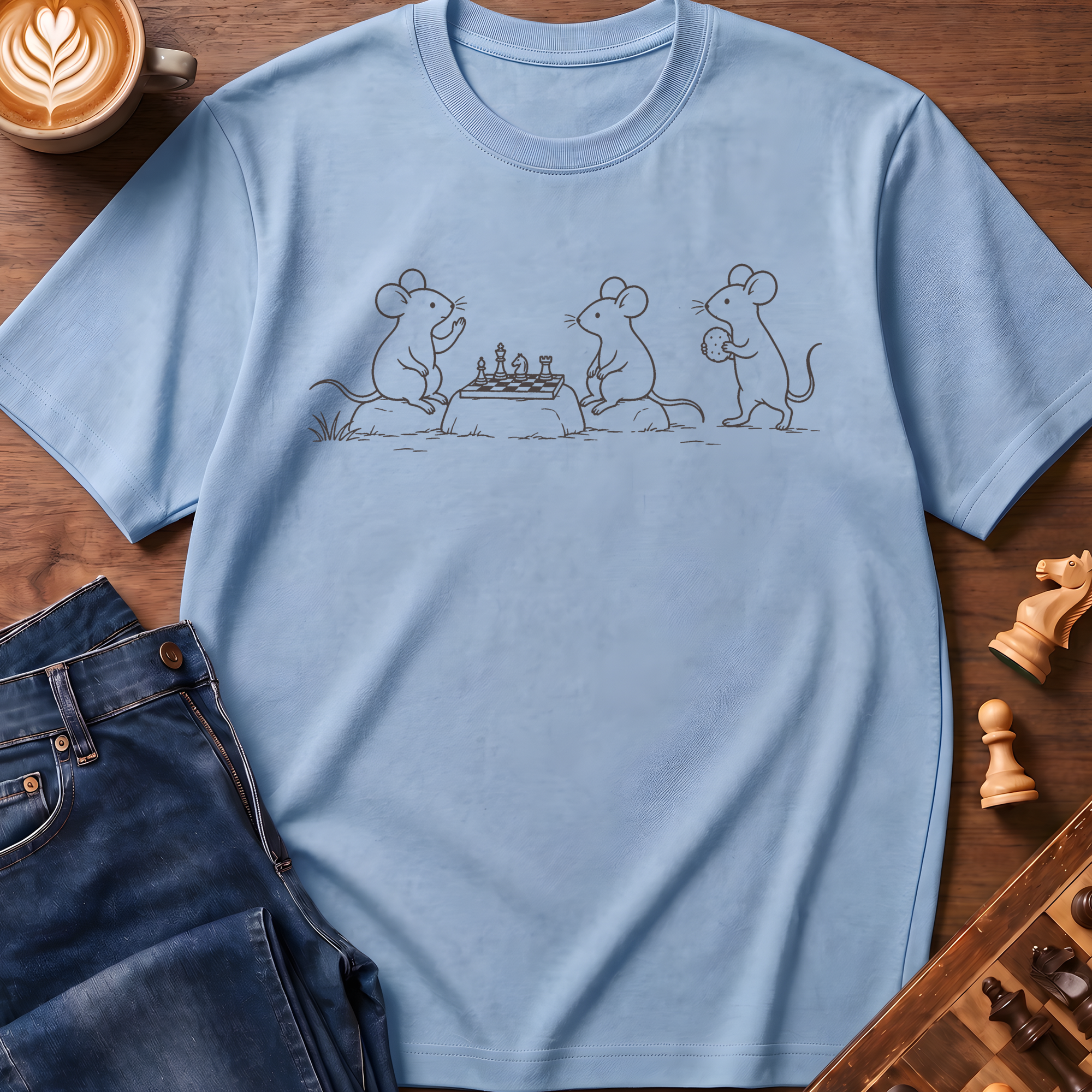 Mouse Chess Club T-Shirt