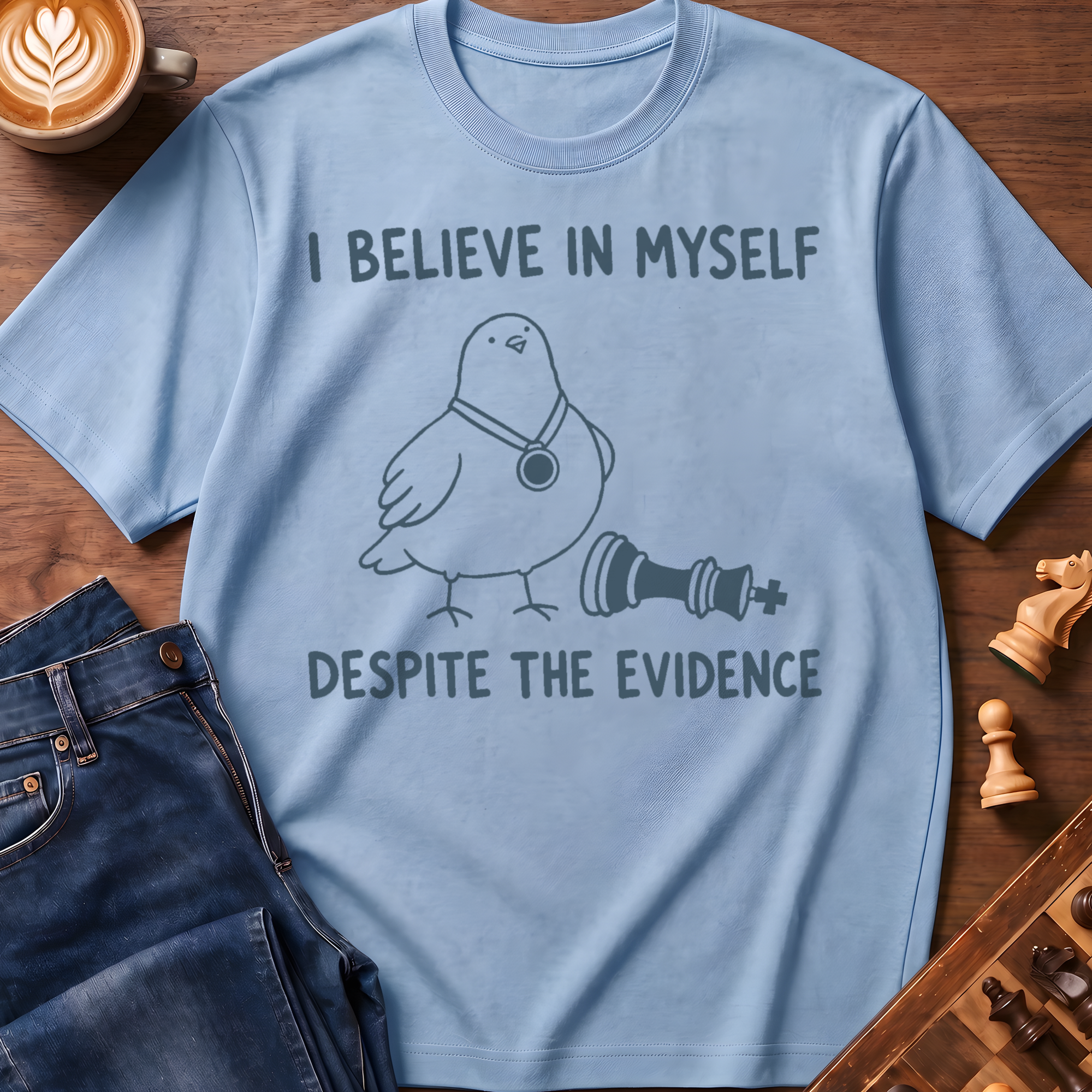 Pigeon Denies Evidence T-Shirt
