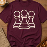 Pawn Trio Outline T-Shirt