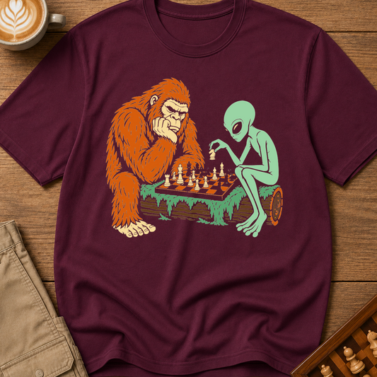 Bigfoot vs Alien T-Shirt