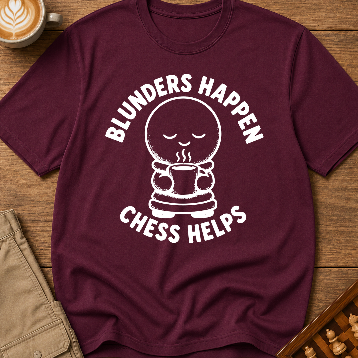 Blunders Happen Chess Helps T-Shirt