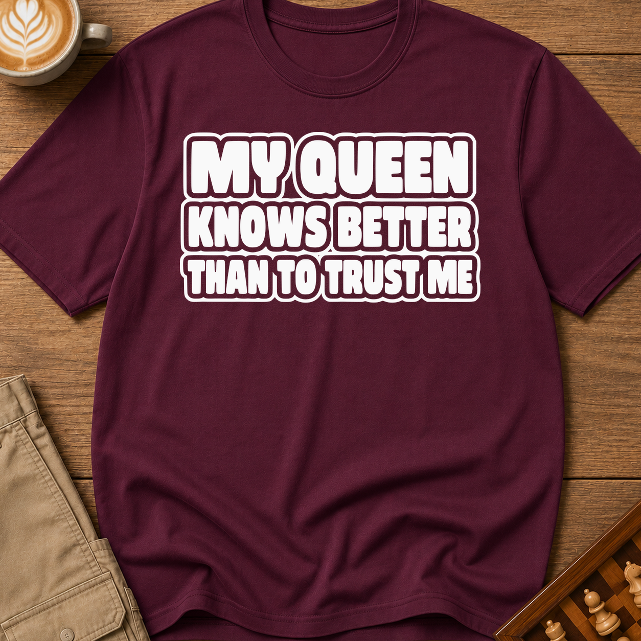 My Queen Knows Better Than To Trust Me T-Shirt