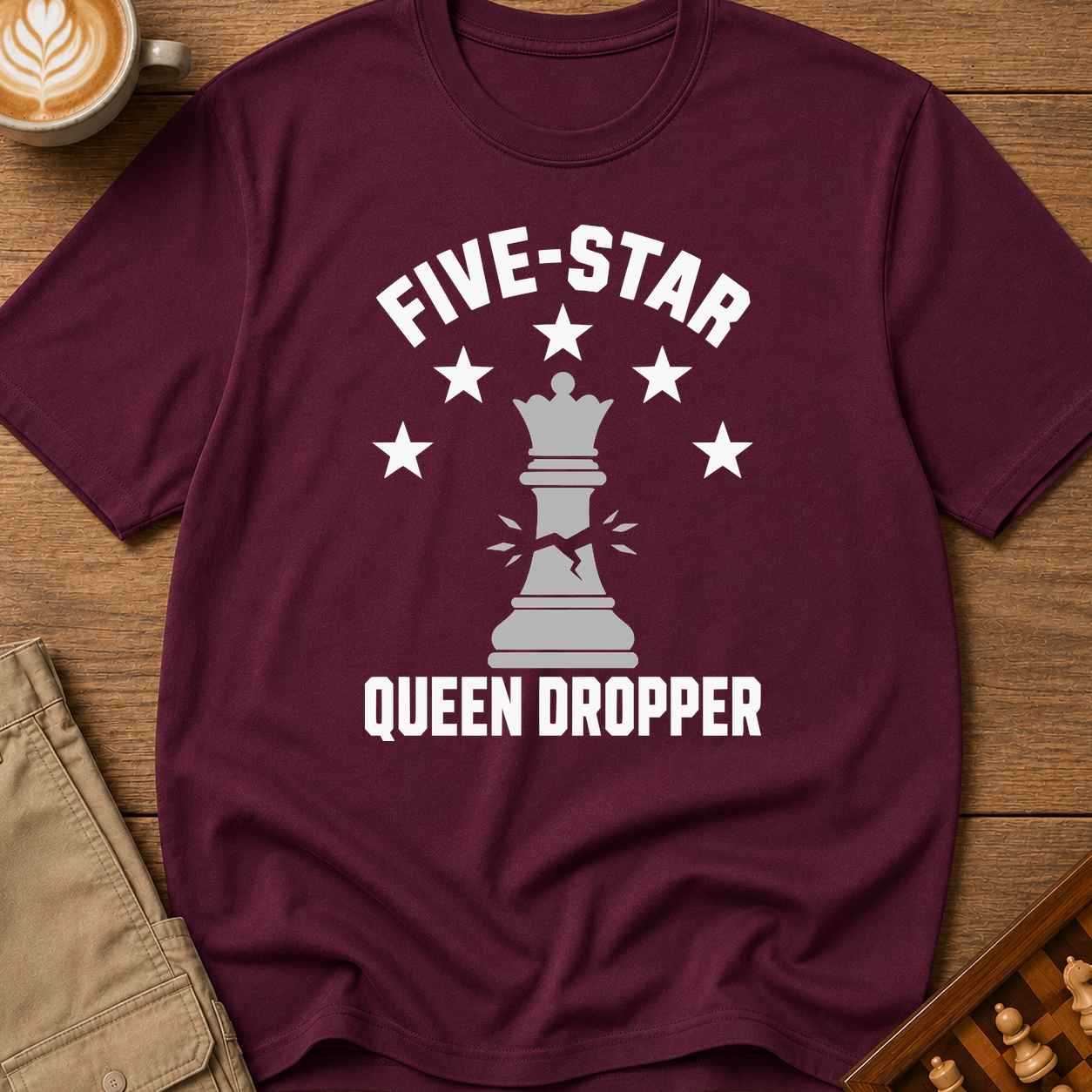 Five-Star Queen Dropper T-Shirt