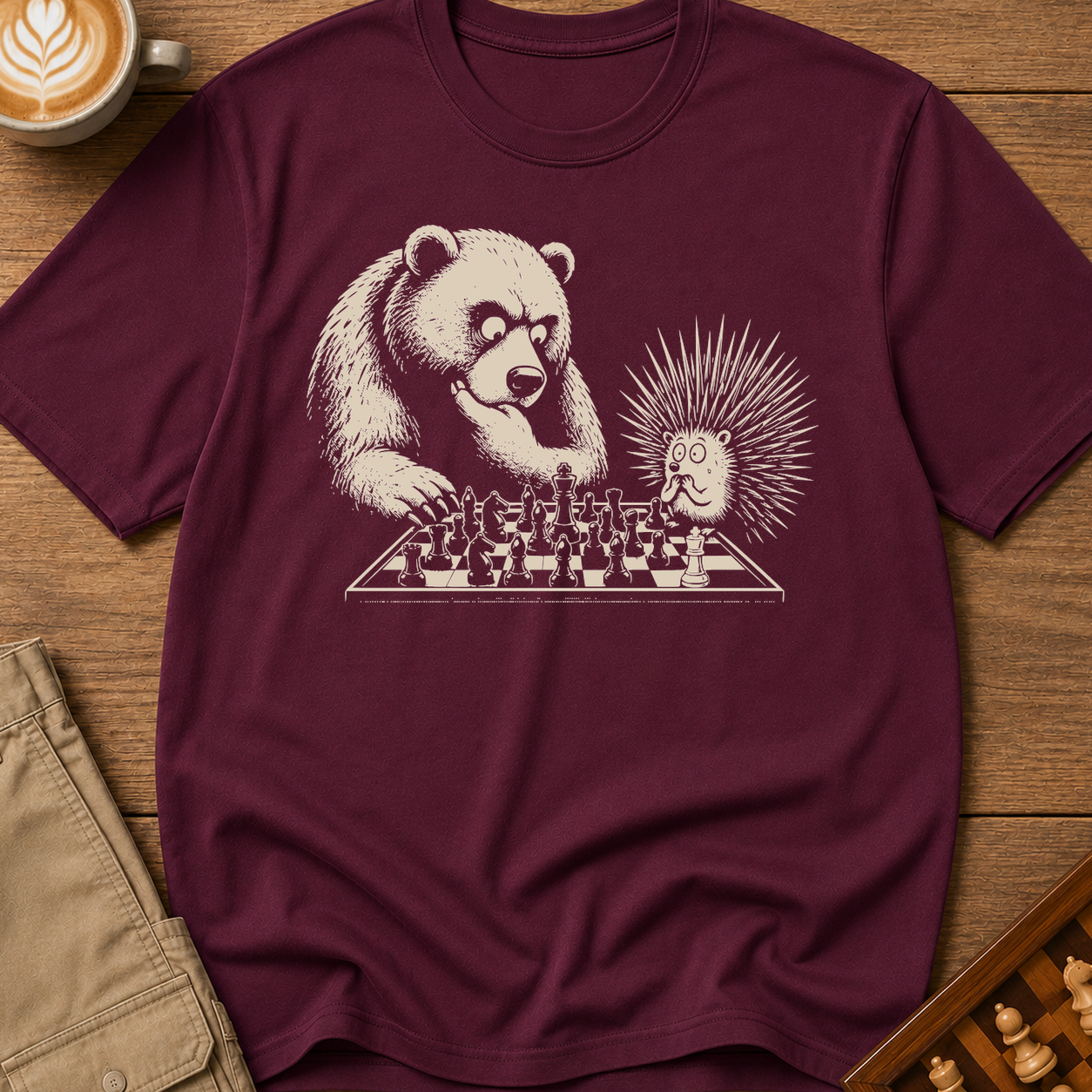 Bear At The Board T-Shirt