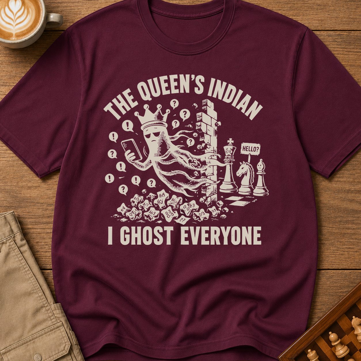 The Queen's Indian I Ghost Everyone II T-Shirt