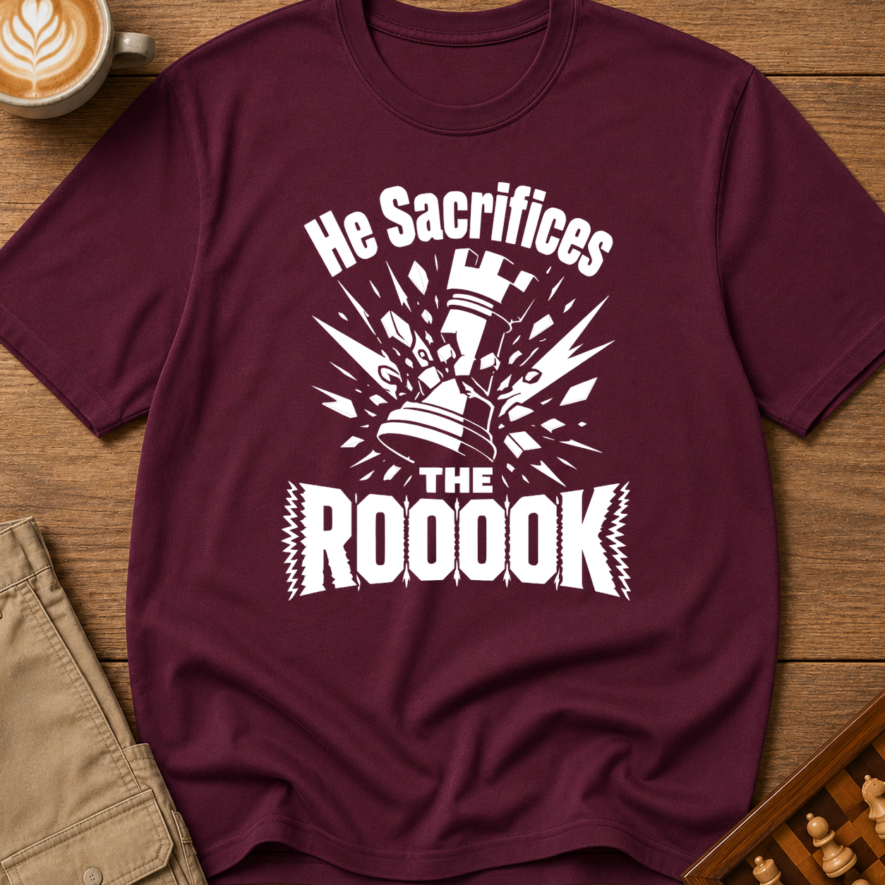 He Sacrifices The Roooook T-Shirt